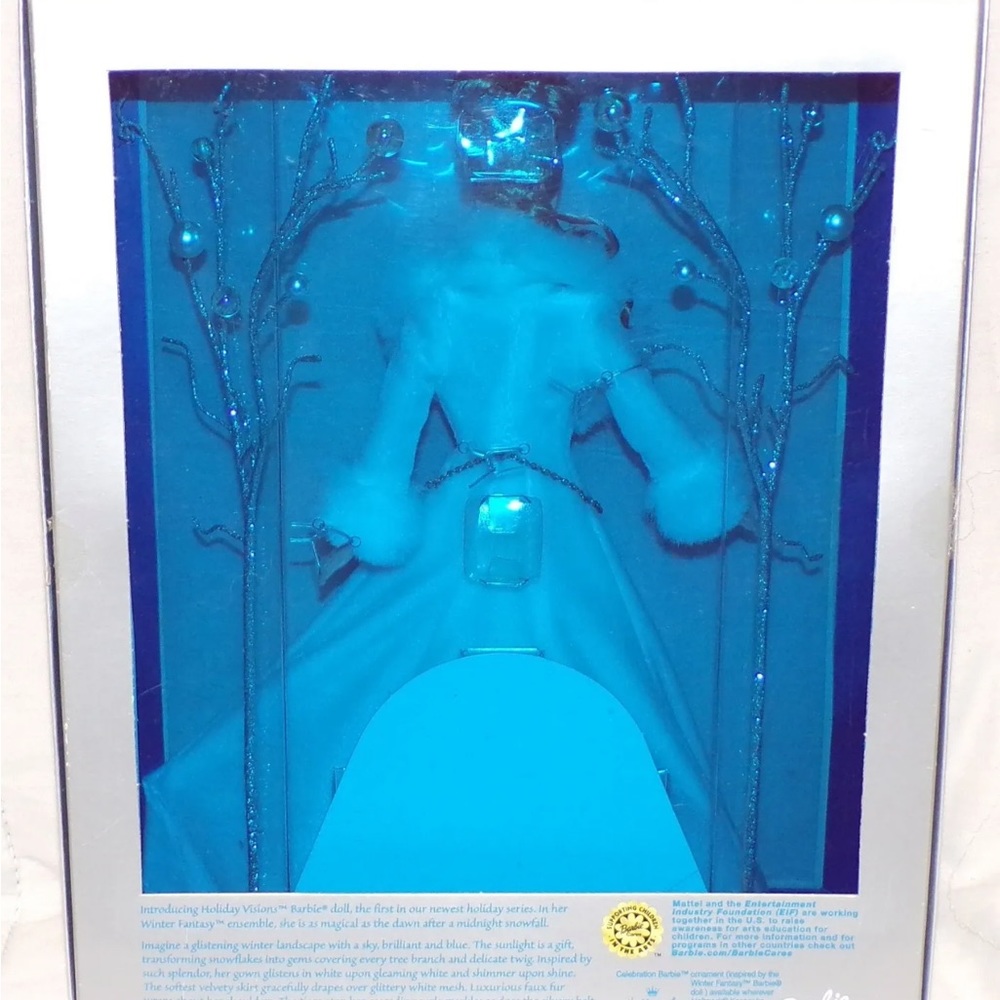 NIB 2003 Special Edition Holiday Visions Winter Fantasy Barbie Doll. - Picture 3 of 4